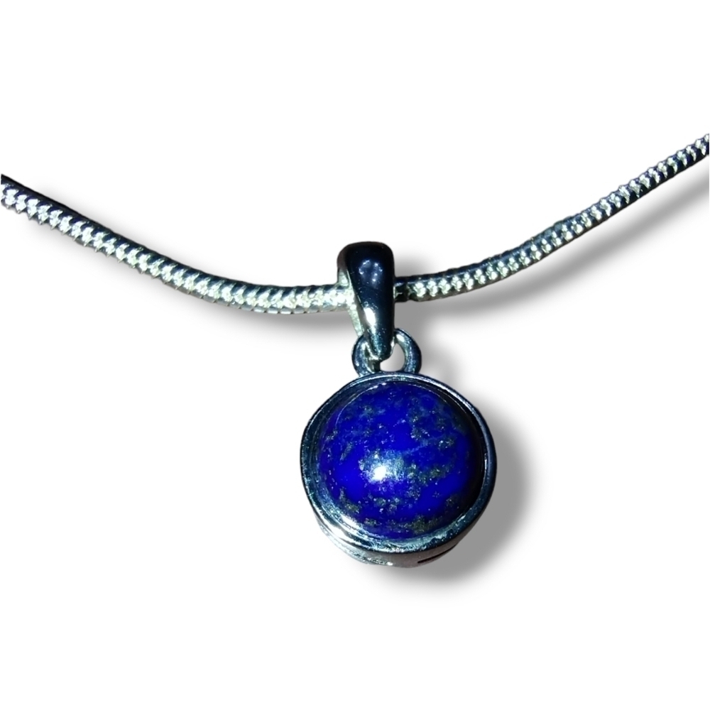 Artisan Lapis Lazuli Sterling Silver Layering Necklace